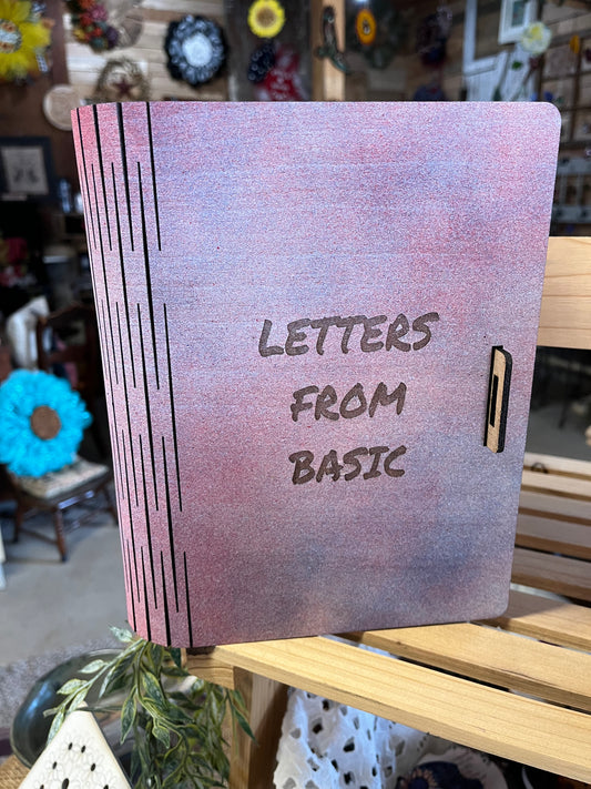 Faux Book, letter storage box