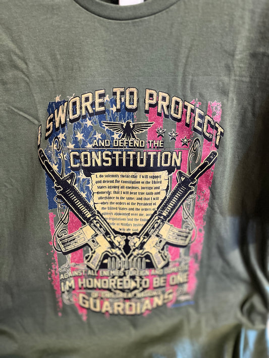 Swore to Protect and Defend the Constitutionshirt