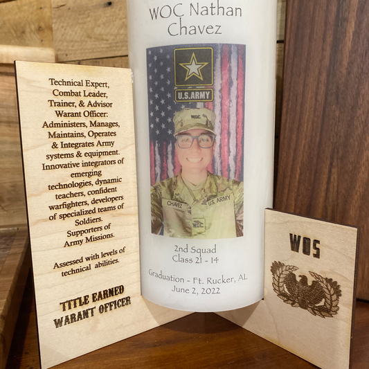 Warrant Officer Candle Holder