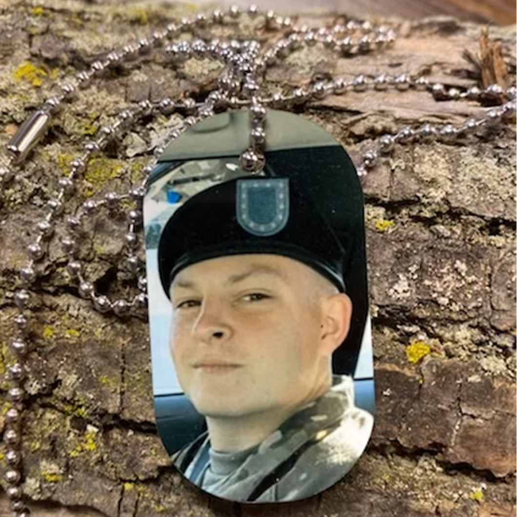 U.S. Army Custom Solider Dog Tags The Barns At Grace Racing