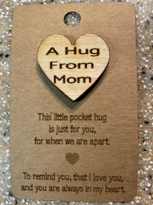 Customized Pocket Heart Hug