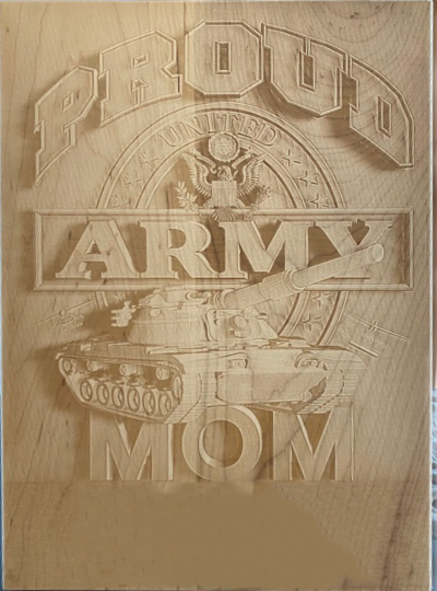 Proud Army Mom Customizable Plaque